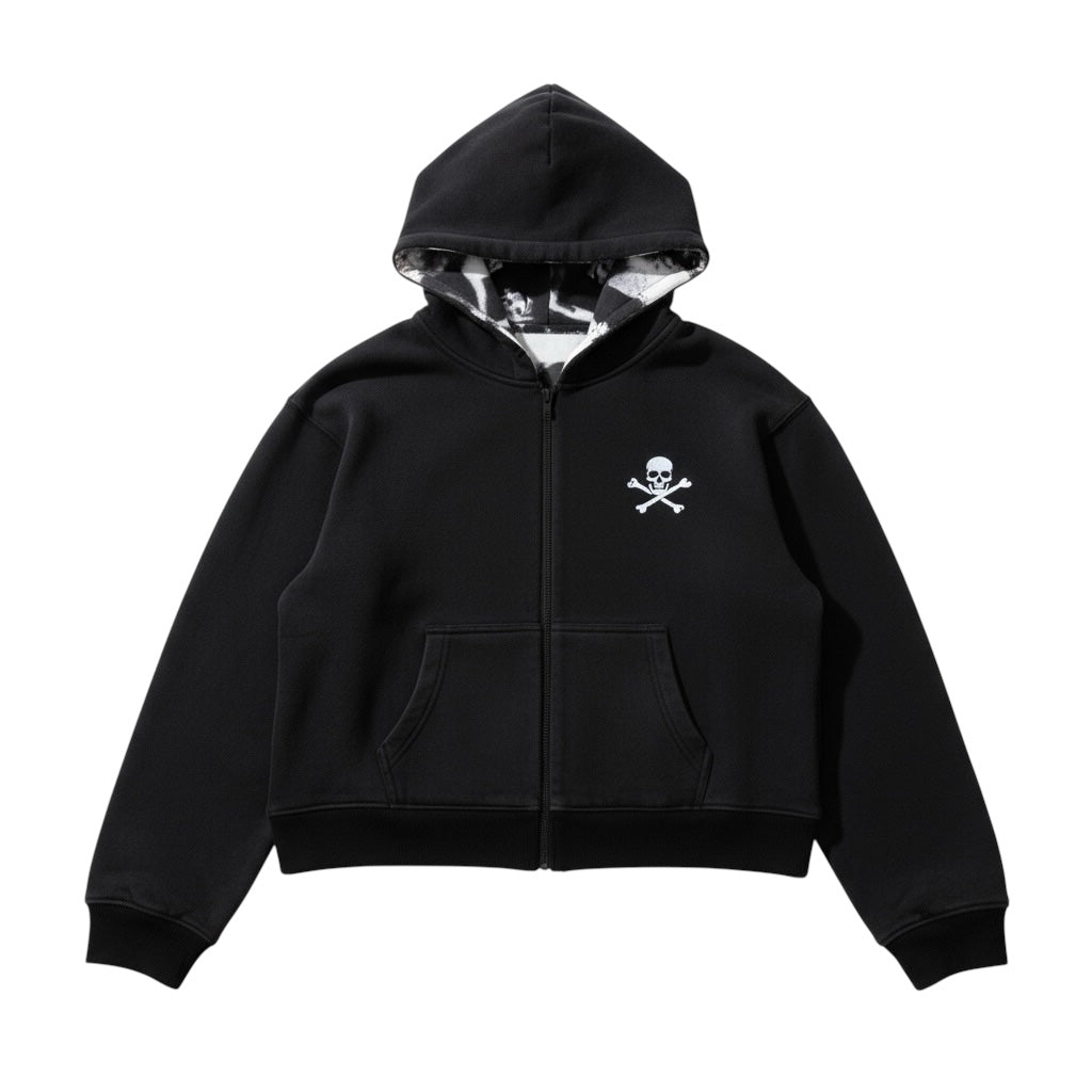 Skull Reversible Zip-Up